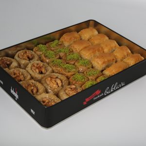 Metal Kutuda Cevizli Karışık Baklava