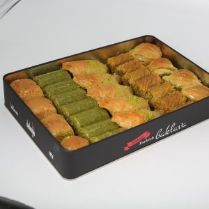 Metal Kutuda Fıstıklı Karışık Baklava